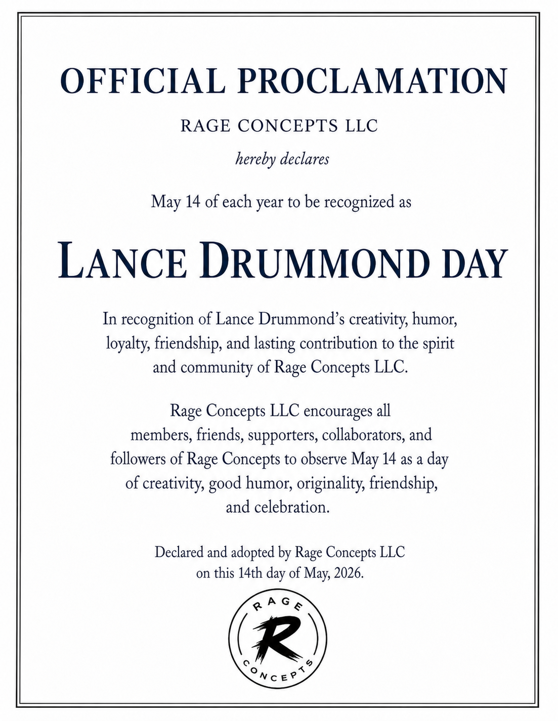 Drummond Declaration